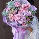 Букет Моя маленькая эмми - с добавлением зелени - миниатюра 