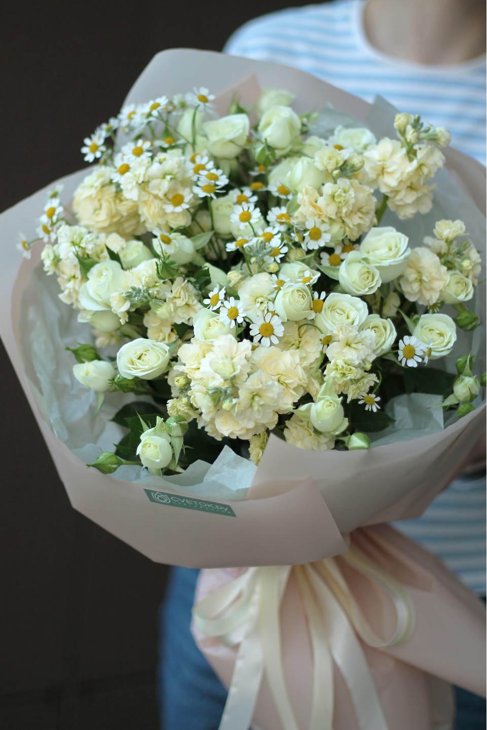 Букет Фисташковый Зефир - с доставкой по Минску