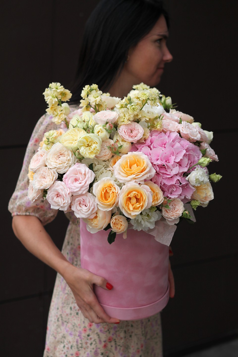 Коробка Нежность в Розовом