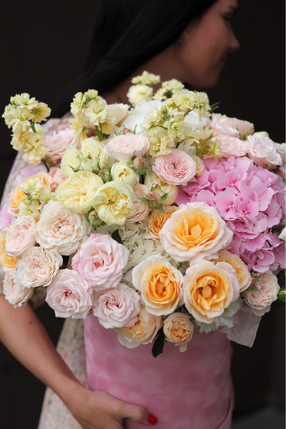 Коробка Нежность в Розовом - с доставкой по Минску