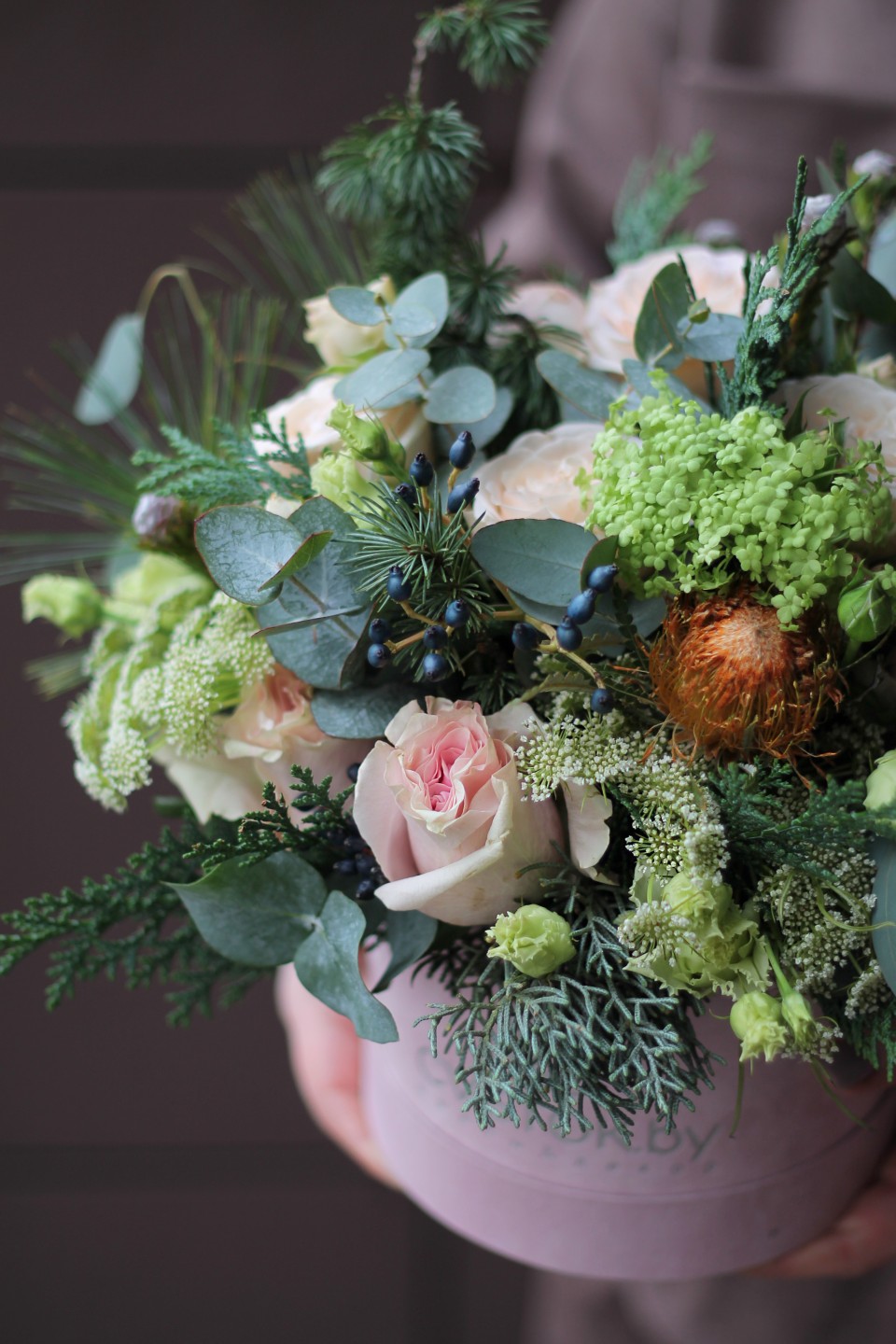 Композиция Лесной Сад - с добавлением зелени