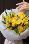 Букет с желтой альстромерией "Золотой Рассвет"