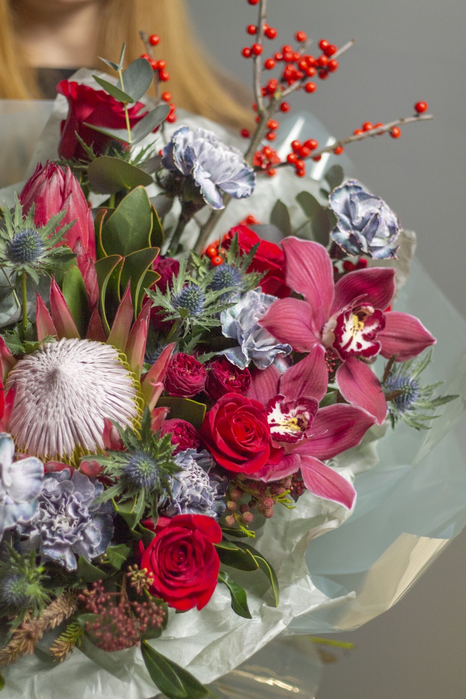 Букет мужской Адмирал - подарочное оформление