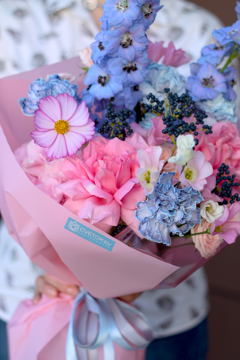 Букет Франция - с добавлением зелени