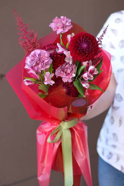 Букет "Красный закат"