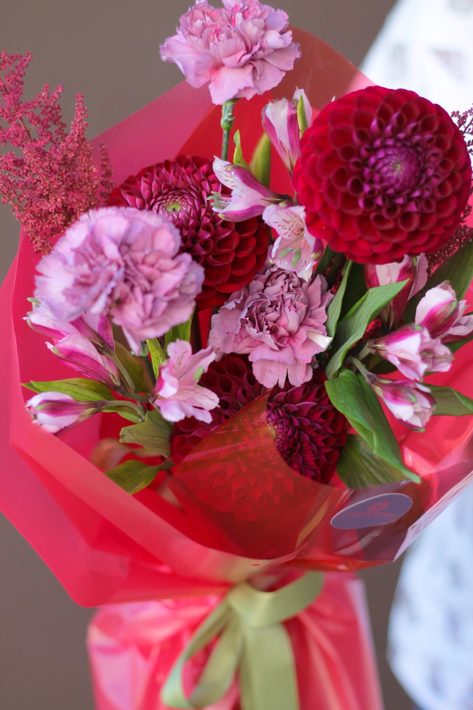 Букет Красный закат - с доставкой по Минску