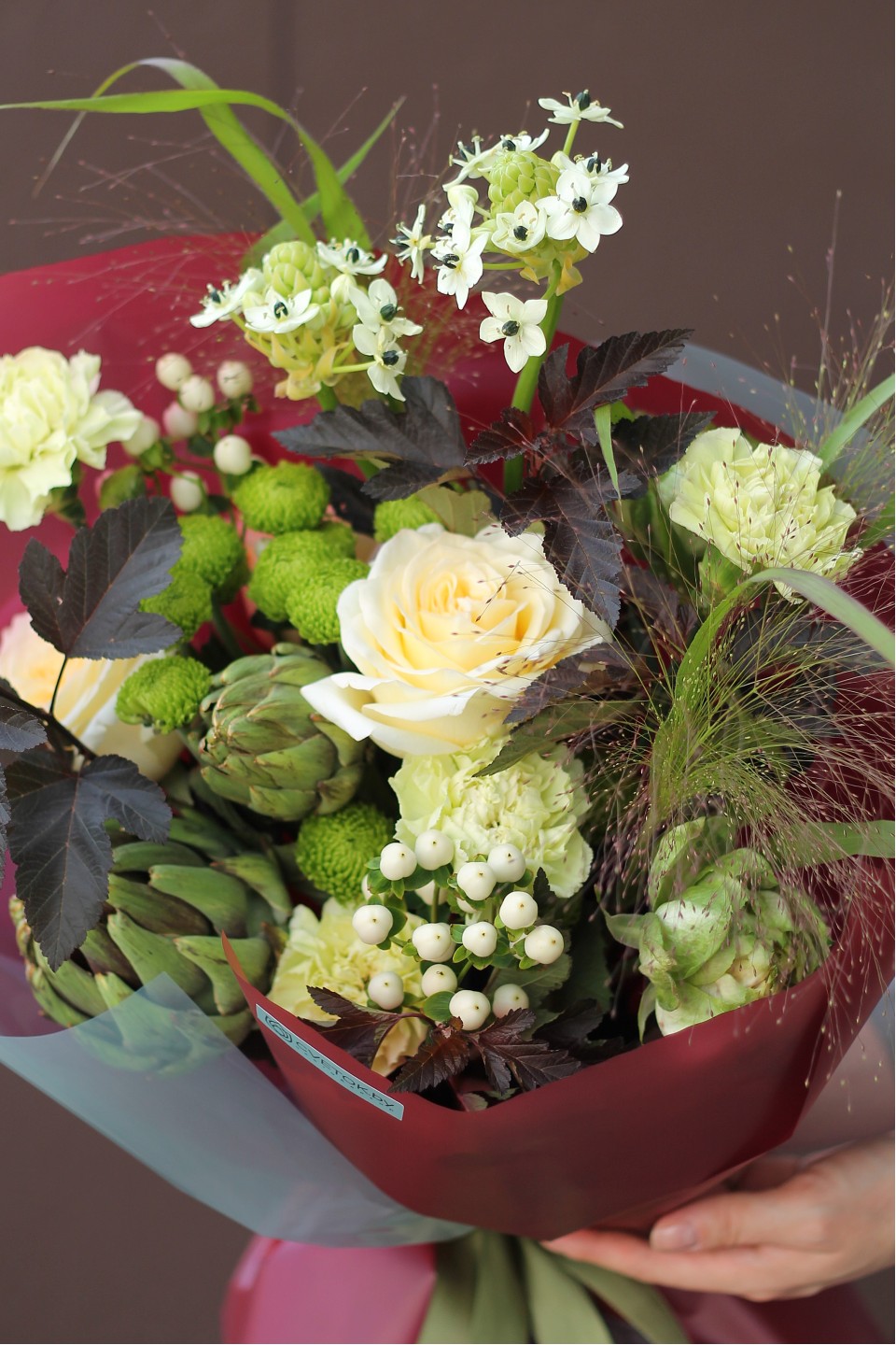 Букет Осенний Сад - подарочное оформление