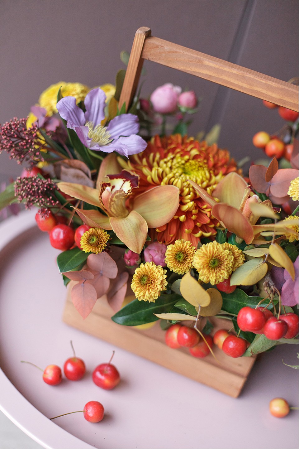 Композиция Осенний Натюрморт - подарочное оформление