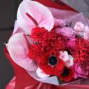 Букет с анемонами Страсть - с доставкой по Минску - миниатюра