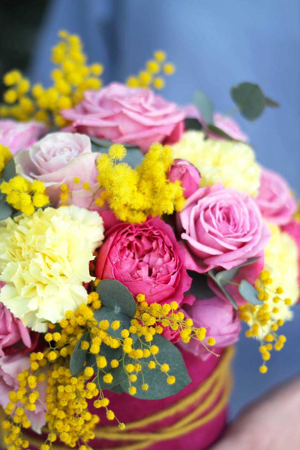 Композиция Касабланка - подарочное оформление