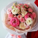 Букет Айми - с добавлением зелени - миниатюра 