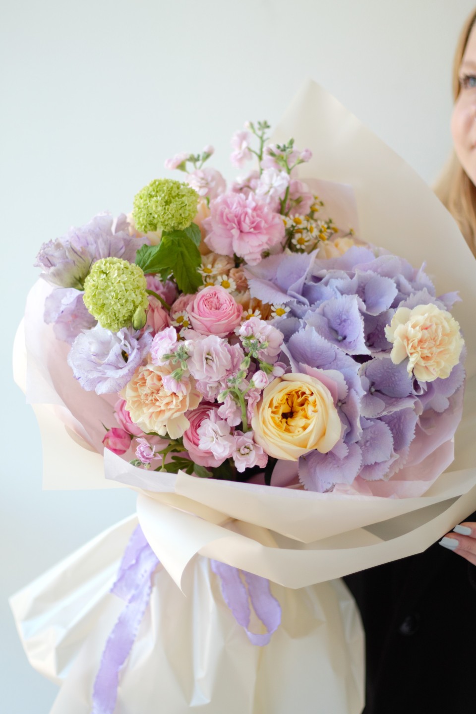 Букет Аврелия - с добавлением зелени