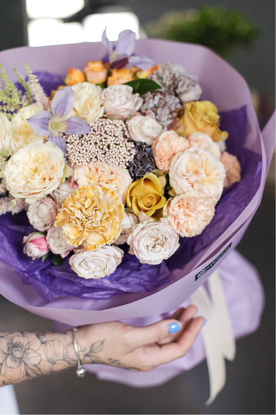 Букет Сан-Франциско - подарочное оформление