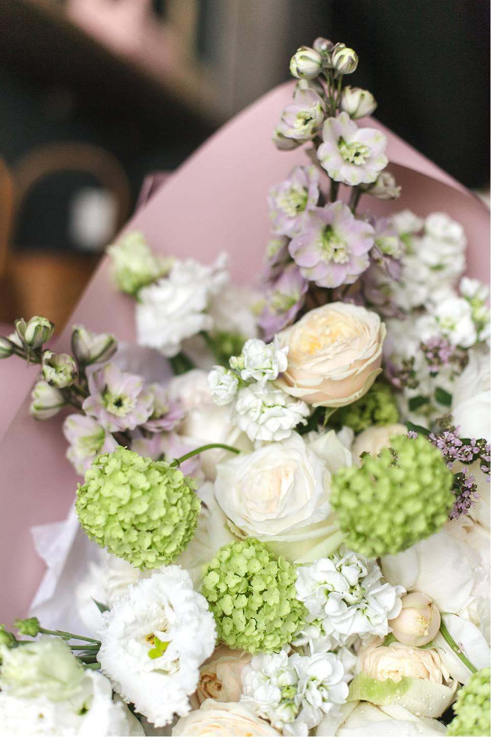 Букет Безмятежность - подарочное оформление