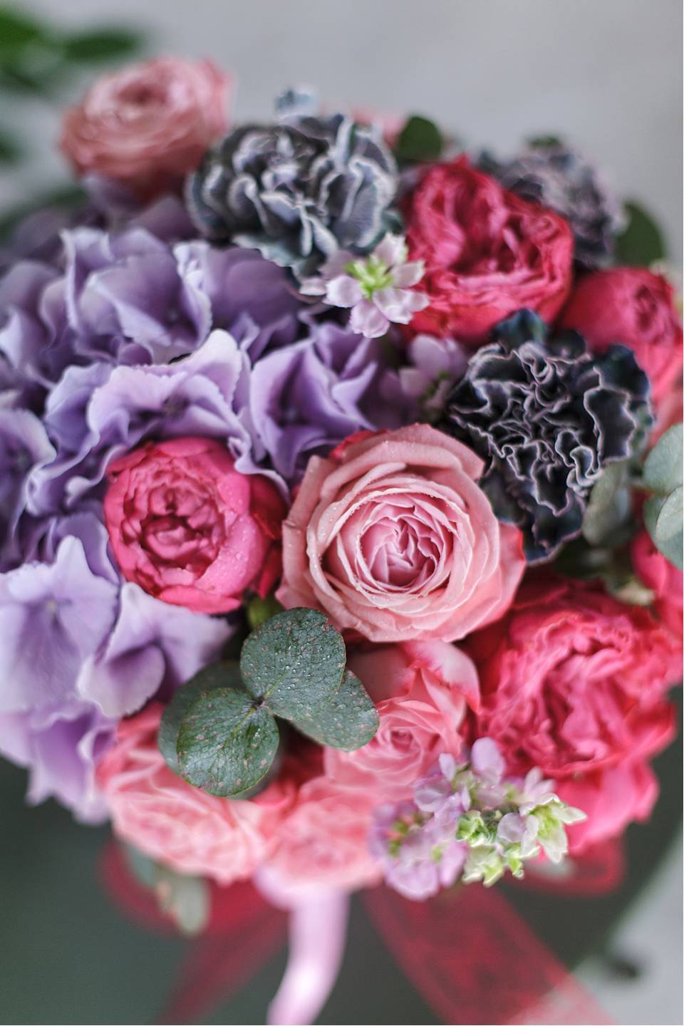 Коробочка Пожелание - с добавлением зелени