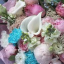 Букет Ванильный небосвод - подарочное оформление - миниатюра