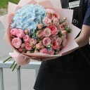 Букет Ажур - с добавлением зелени - миниатюра 