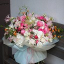 Букет Карнеги-холл - с добавлением зелени - миниатюра 