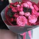 Букет Эльза - с добавлением зелени - миниатюра 