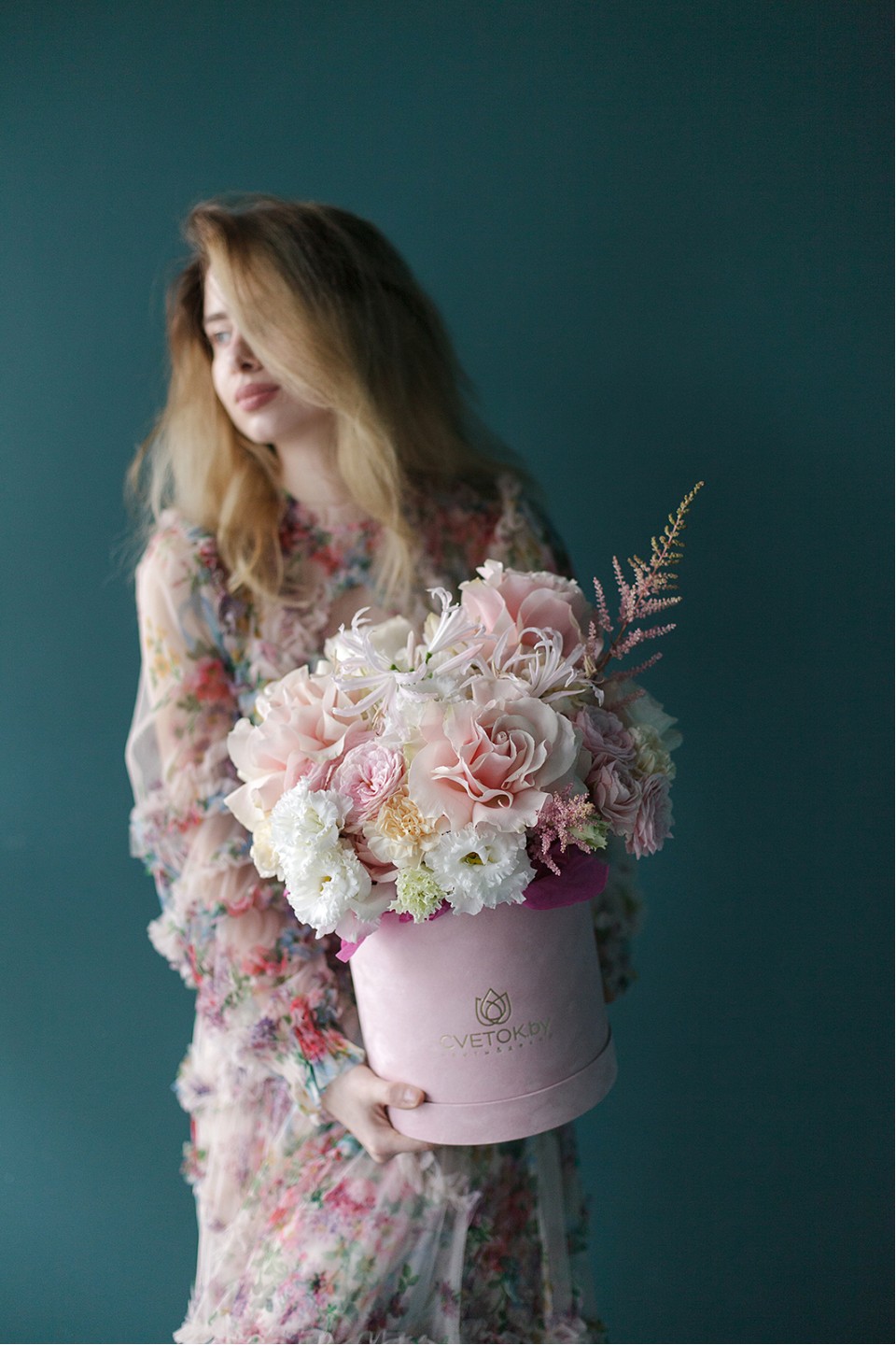 Композиция Вальс Цветов - подарочное оформление