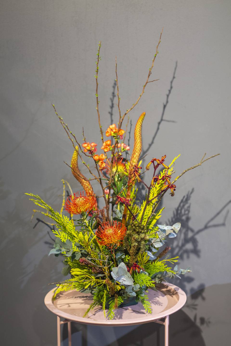 Композиция Акант - с добавлением зелени