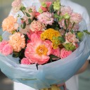 Букет Кэролайн - подарочное оформление - миниатюра