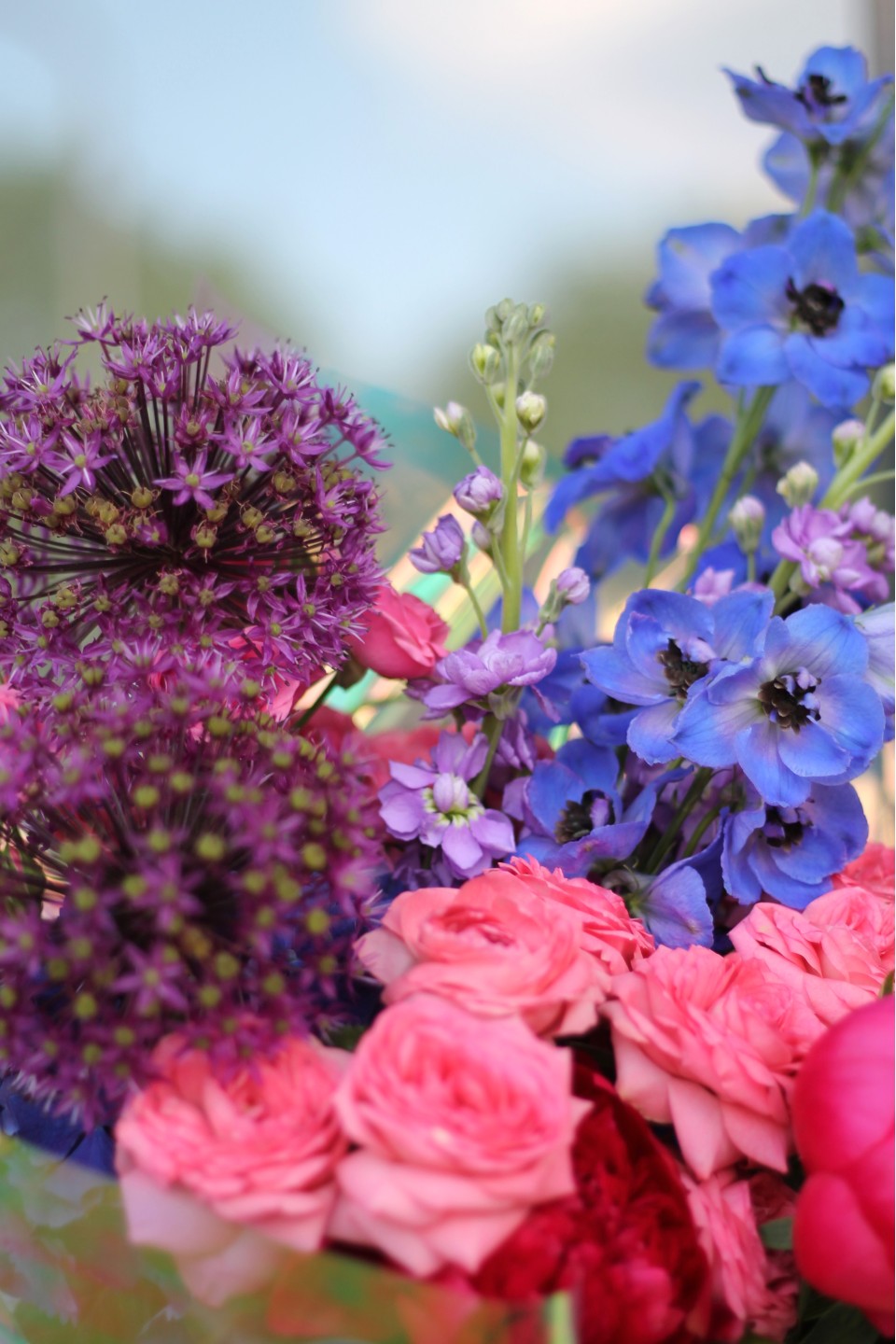 Букет Львиное Сердце - с добавлением зелени