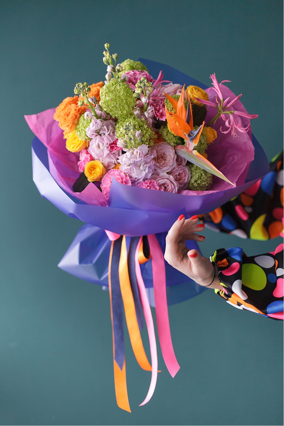 Букет Самба - подарочное оформление