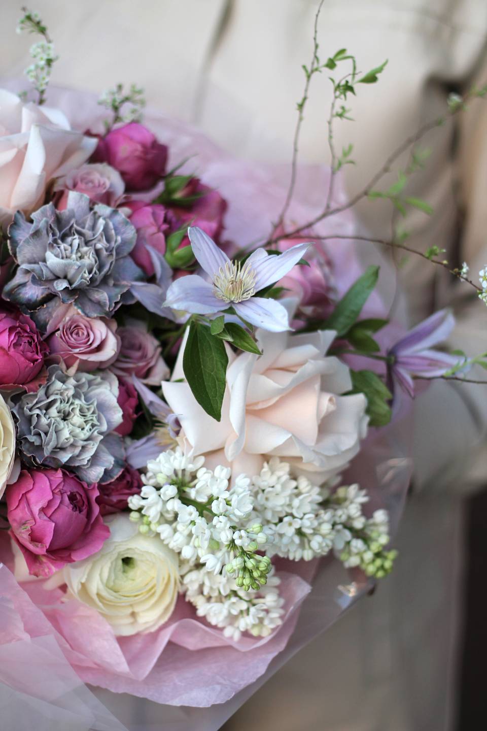 Букет Весна - подарочное оформление