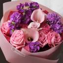 Букет Райдл - с добавлением зелени - миниатюра 