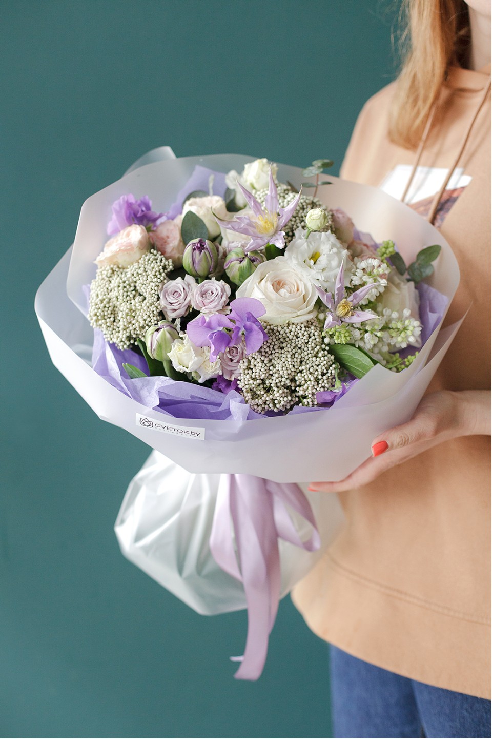 Букет Улисс - с добавлением зелени