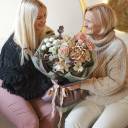 Букет Тепло объятий - для женщины/молодой пары - миниатюра