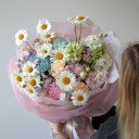 Букет Куки - с добавлением зелени - миниатюра 