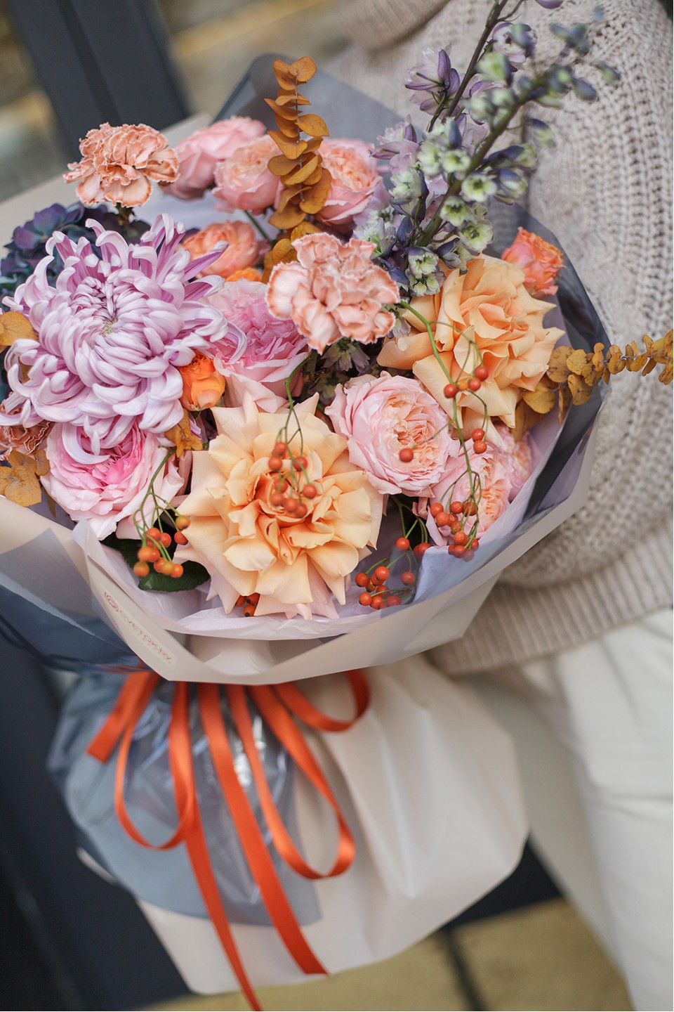 Букет Признательность - подарочное оформление