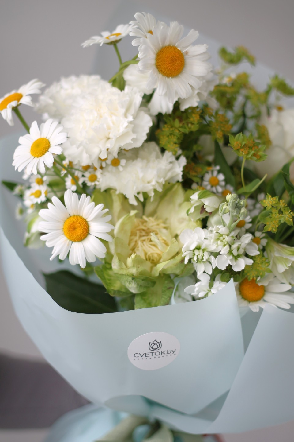 Букет Радость Лета - с добавлением зелени