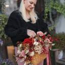 Корзина цветов Удовольствие - миниатюра