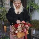 Корзина цветов Удовольствие - быстрая доставка в Минске - миниатюра