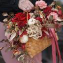 Корзина цветов Удовольствие - с доставкой по Минску - миниатюра