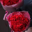 Букет из красных французских роз Виктори - миниатюра 7