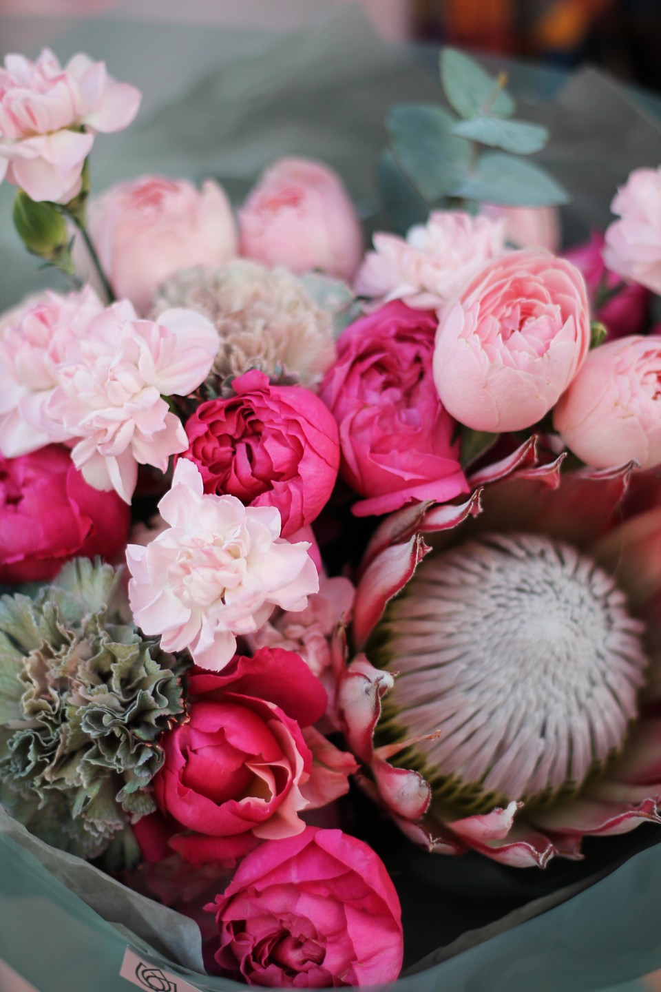 Букет Альбион - подарочное оформление