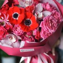 Букет Горячее Сердце - с доставкой по Минску - миниатюра