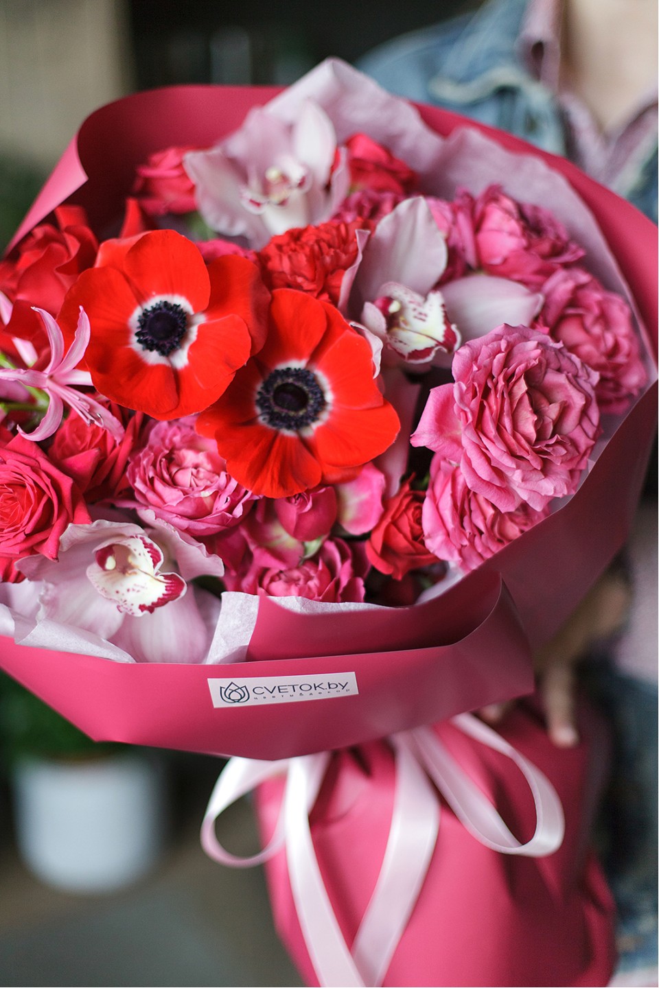 Букет Горячее Сердце - с доставкой по Минску