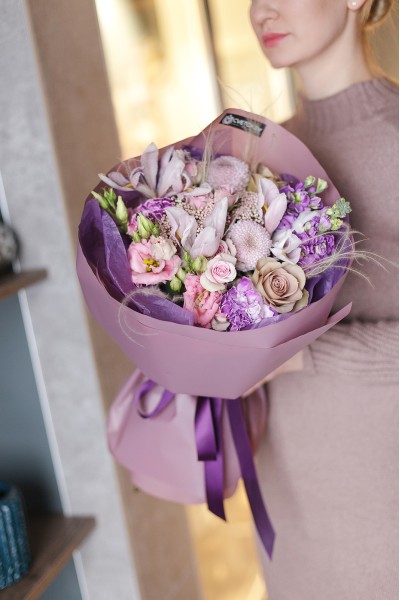 Букет "Сиреневый Аромат"
