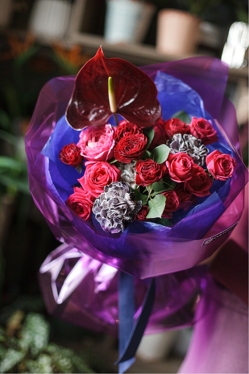 Букет Ночной поцелуй