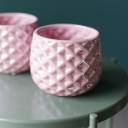 КАШПО POLNIX РОМБ КРУГЛОЕ РОЗОВЫЙ ПЕРЛАМУТР - с доставкой по Минску - миниатюра