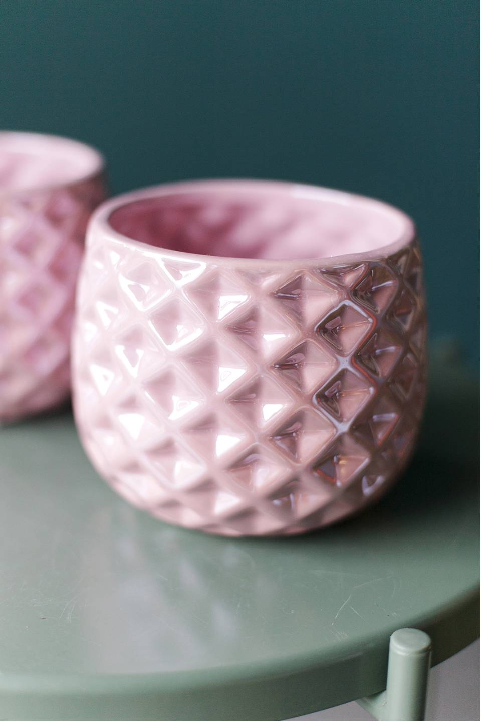 КАШПО POLNIX РОМБ КРУГЛОЕ РОЗОВЫЙ ПЕРЛАМУТР