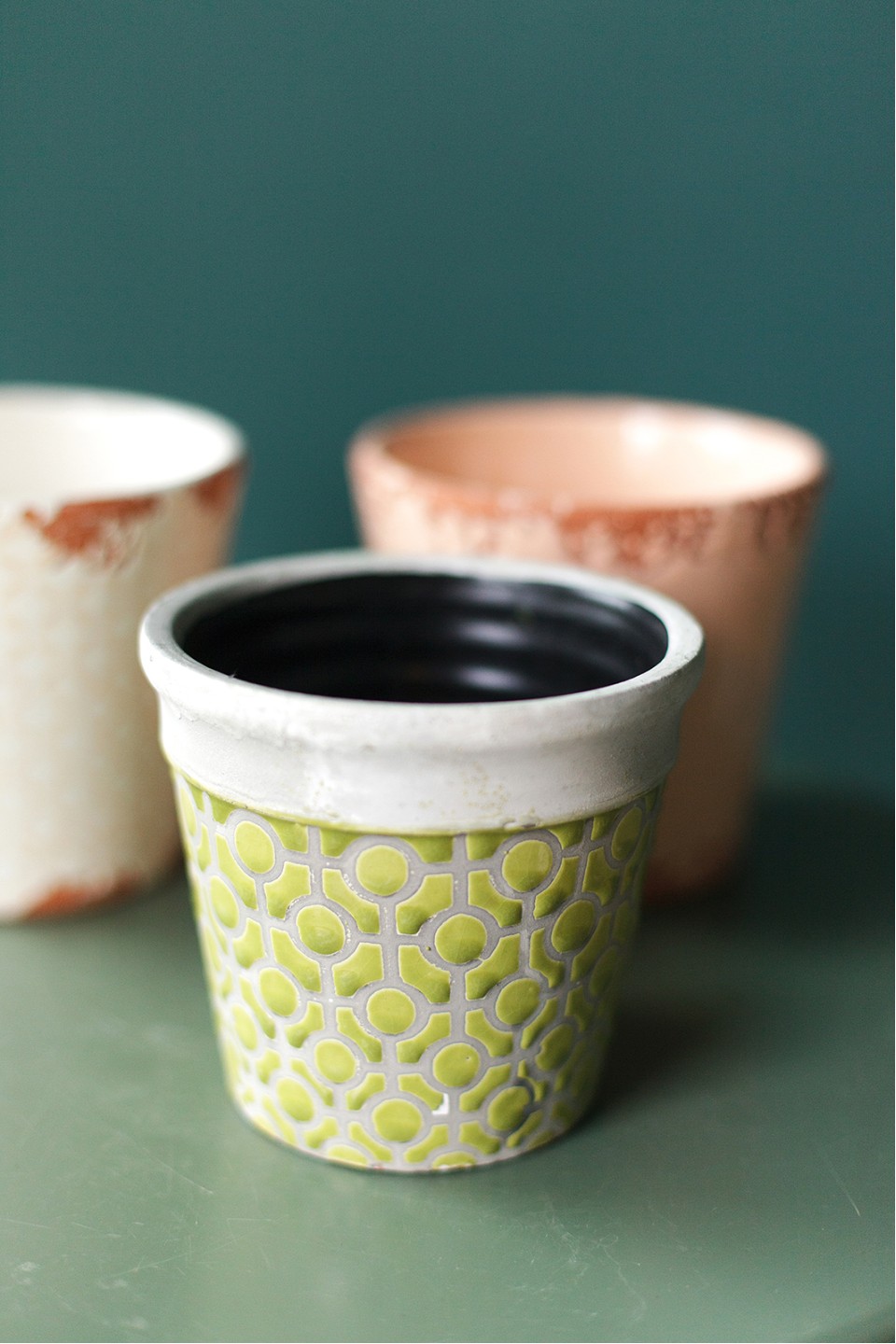 Кашпо Терракота микс Португалия 14.5-14 - с добавлением зелени