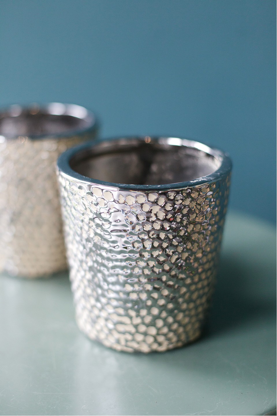 Кашпо серебро polnix Moon 14-13см - с доставкой по Минску