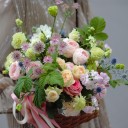 Корзина Новолуние - с добавлением зелени - миниатюра 