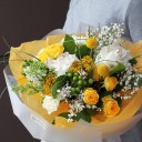 Букет Мое солнышко - подарочное оформление - миниатюра